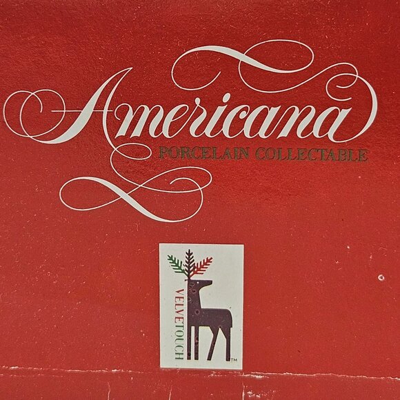 National Decorations Porcelain Church Americana Christmas Collectibles Vintage - Picture 9 of 11